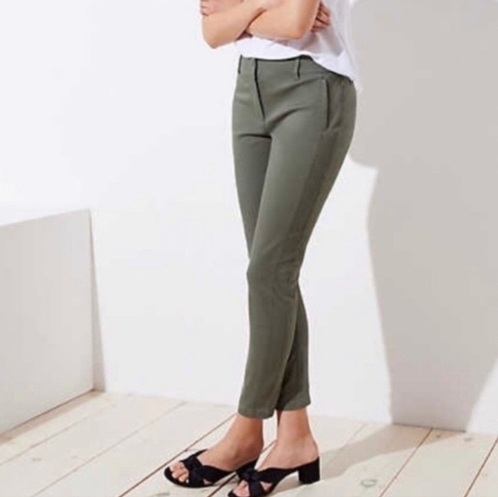 Loft Marisa Skinny Ankle Pants 10